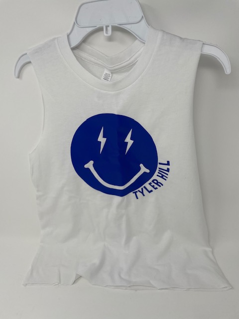 SMILEY WITH BOLT EYES  TANK (CUSTOM)
