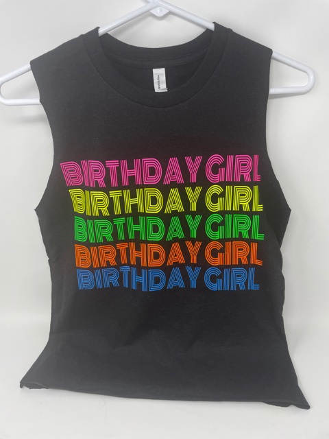 NEON REPEAT BIRTHDAY TANK (SPECIAL ORDER)