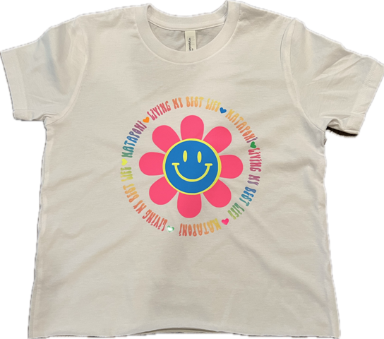 LIVING MY BEST LIFE TEE (CUSTOM)