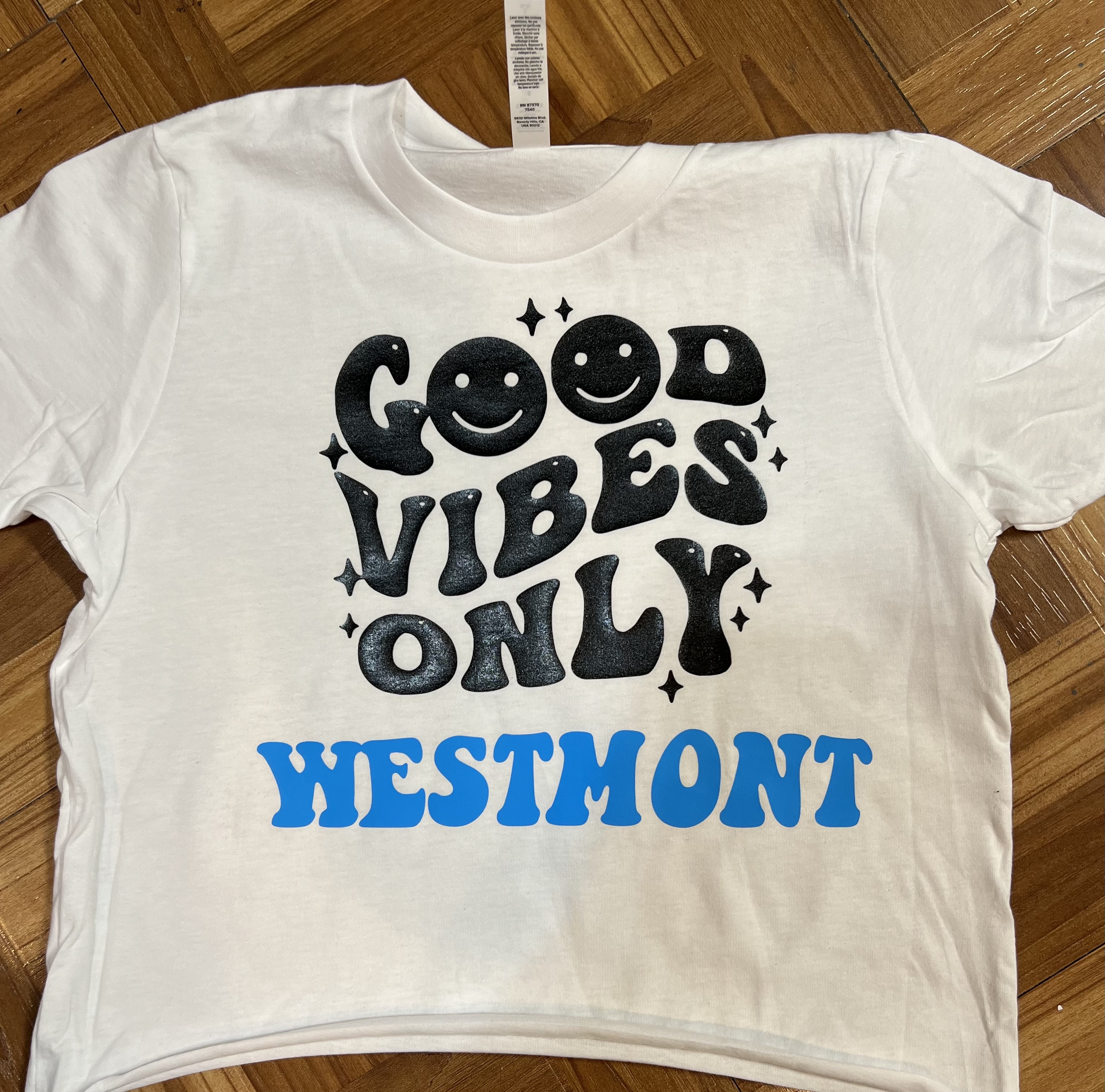 GOOD VIBES ONLY TEE (CUSTOM)