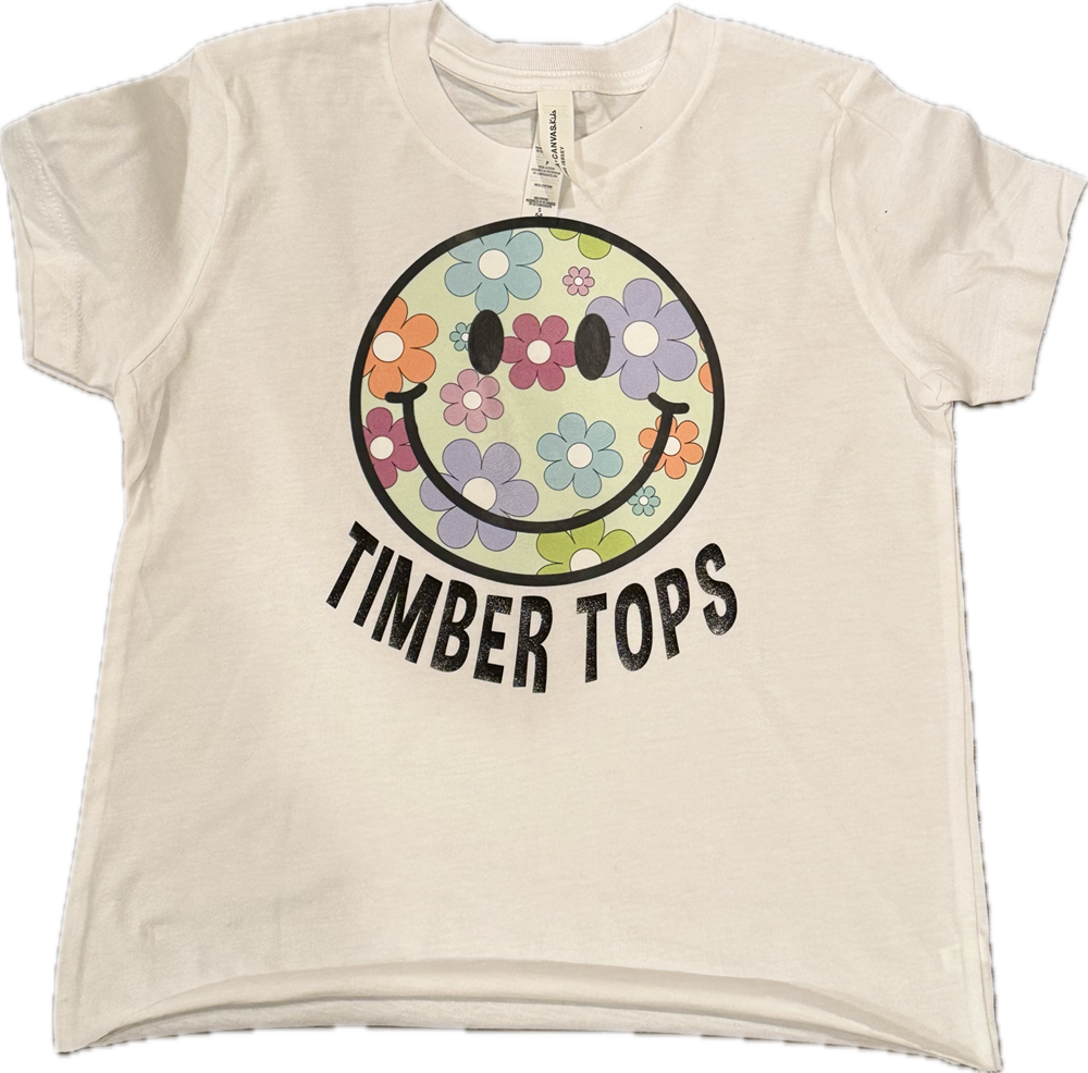 SMILEY FLOWERS SHIRT (CUSTOM)