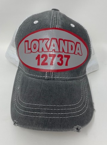 DISTRESSED CAMP NAME HAT CUSTOM