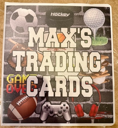 TRADING CARD BOOK -FAVORITE THINGS (CUSTOM)