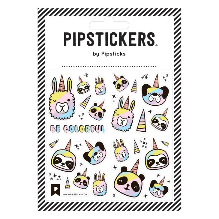 BE COLORFUL STICKERS
