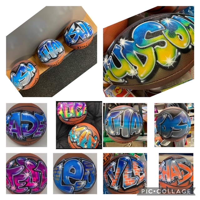 AIRBRUSHED SPORTS BALL (CUSTOM)