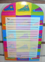 Sneaker Foldover Stationery