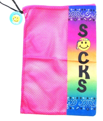 Bandana Man Zipper Sock Bag