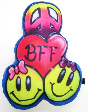 BFF Airbrush Diecut Autograph Pillow
