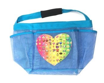 Multi Emoji Heart Shower Caddy