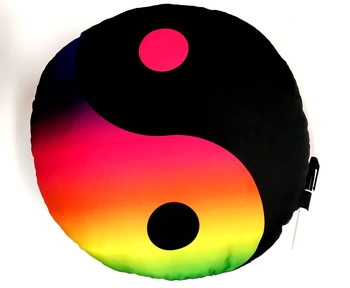 Tie Dye Yin Yang Autograph Pillow