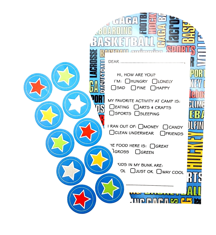 Sports Grafitti Foldover Stationery