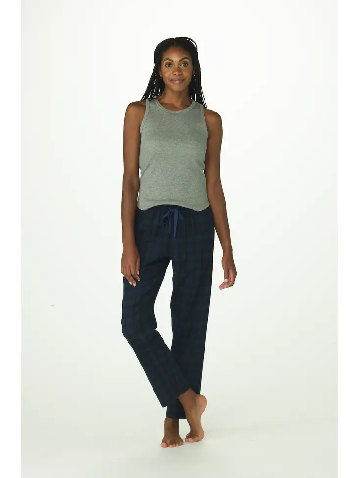 HALEY FLANNEL PANT-SCOTTISH TARTAN