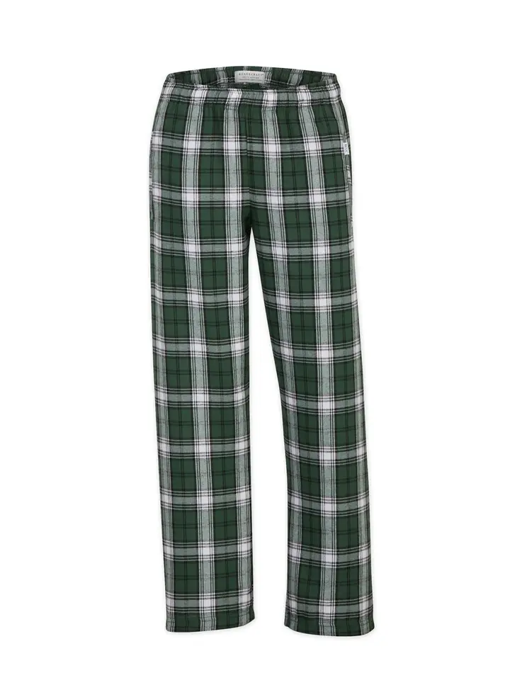 GREEN/WHITE FLANNEL PANTS YOUTH
