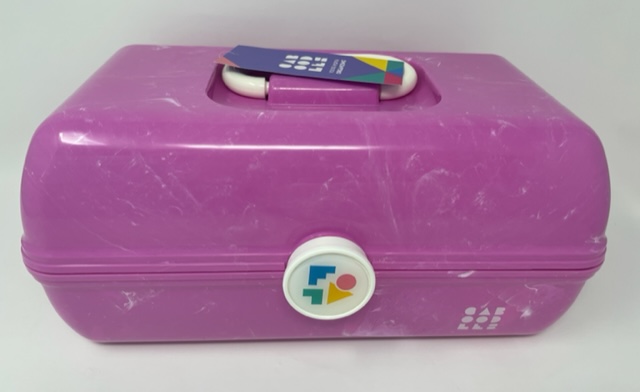 Caboodles On-The-Go Girl Retro Case Bubblegum Marble