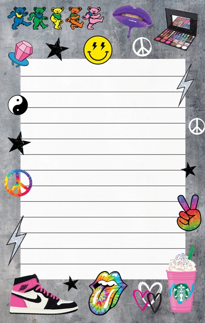 CAMP NOTEPAD-FUN & TRENDY COLLAGE