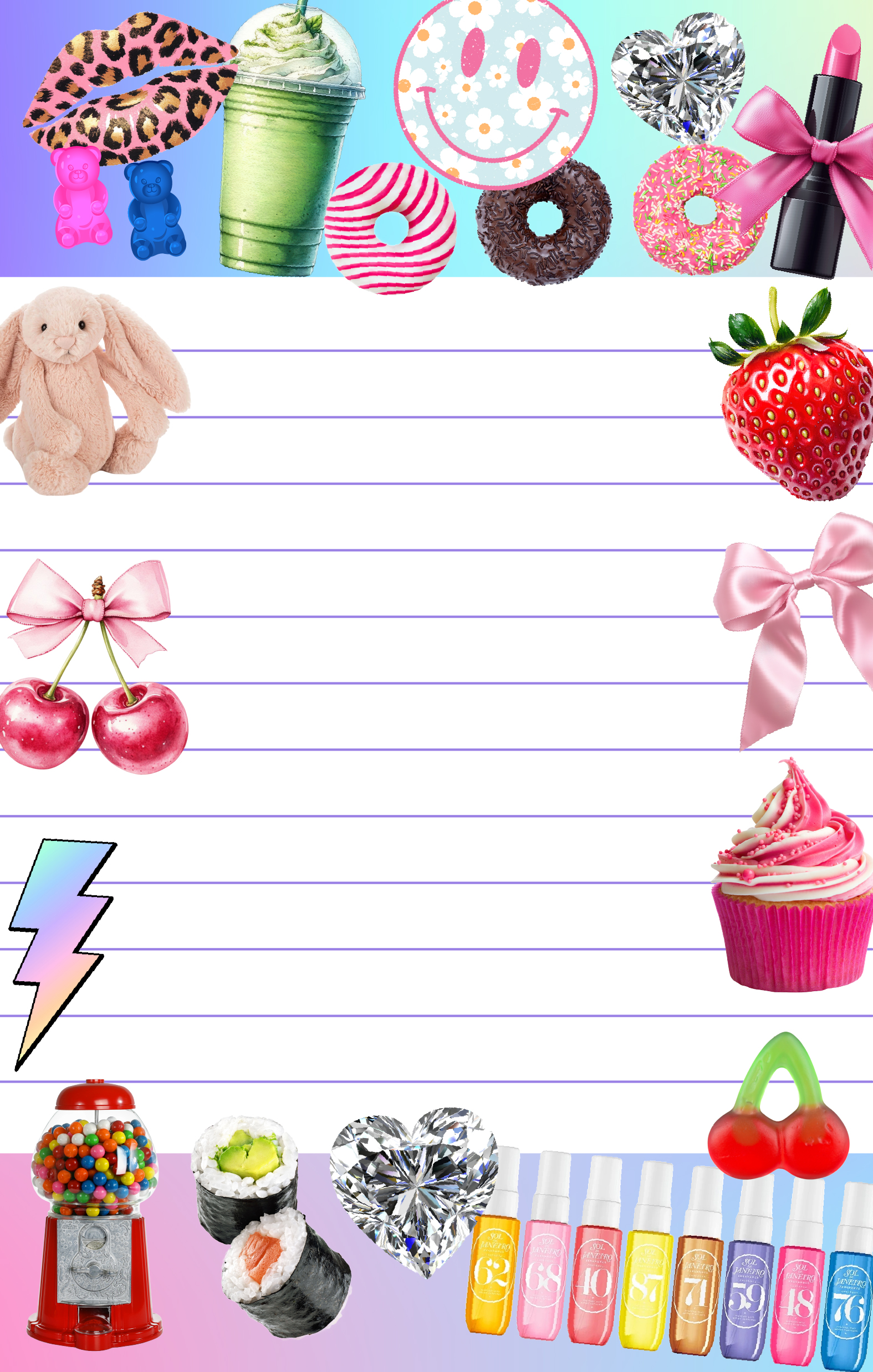 CAMP NOTEPAD-COLORFUL POP COLLAGE