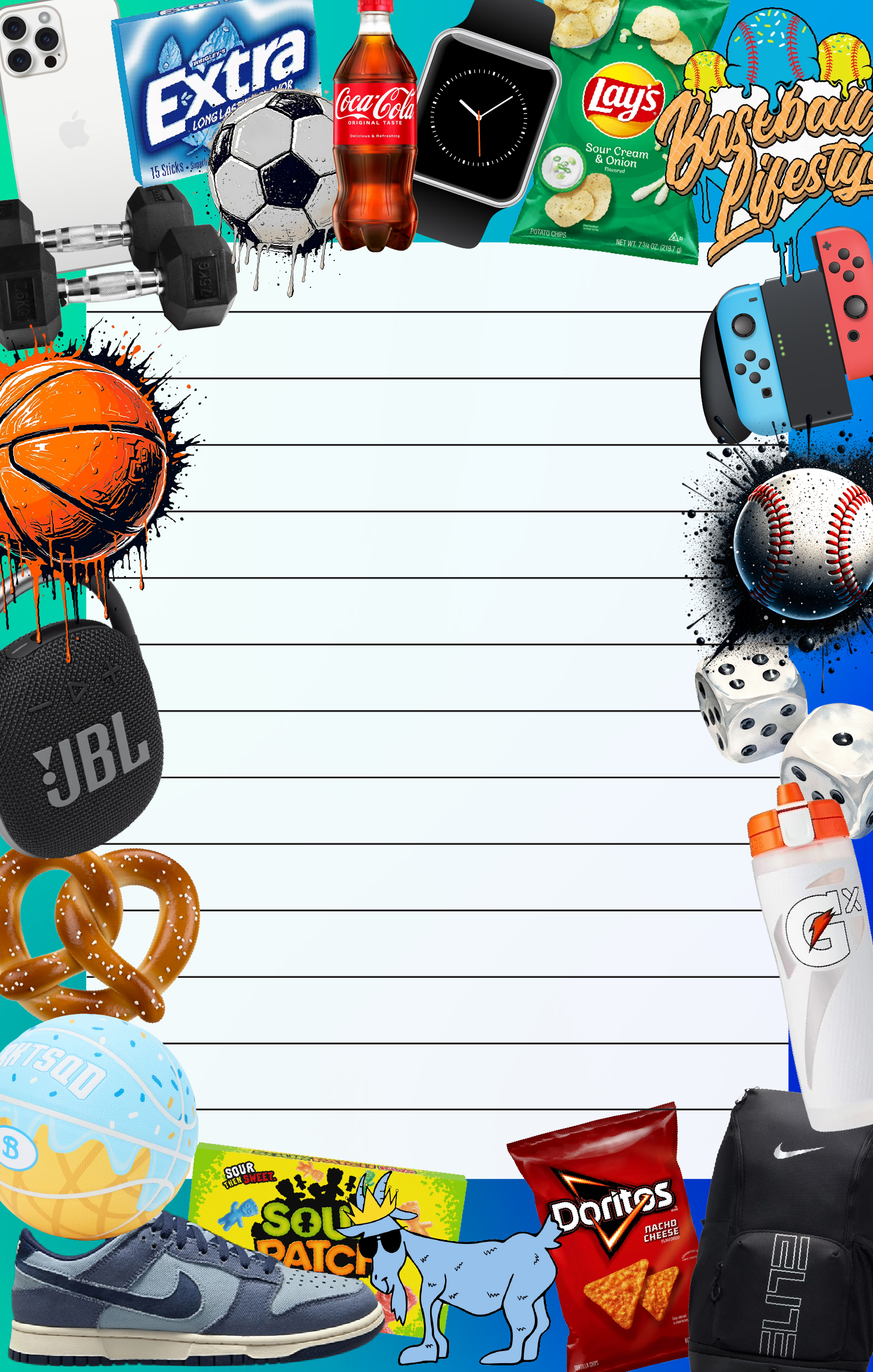 CAMP NOTEPAD-HYPE COLLAGE