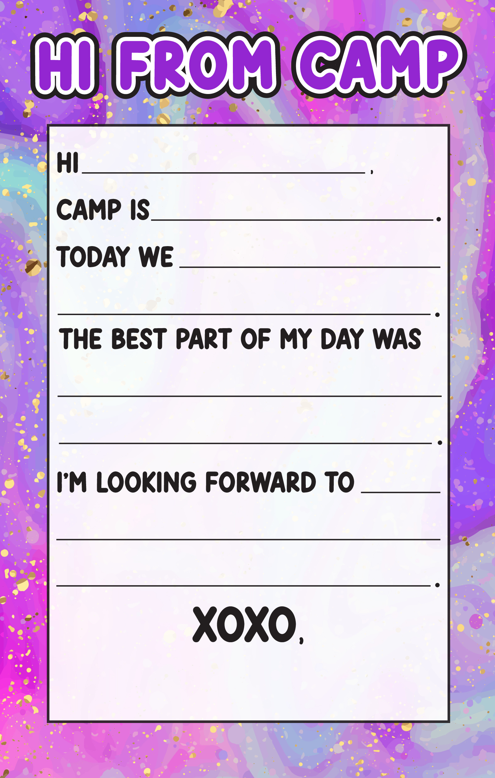 CAMP FILL IN NOTEPAD-MYSTIC MARBLE