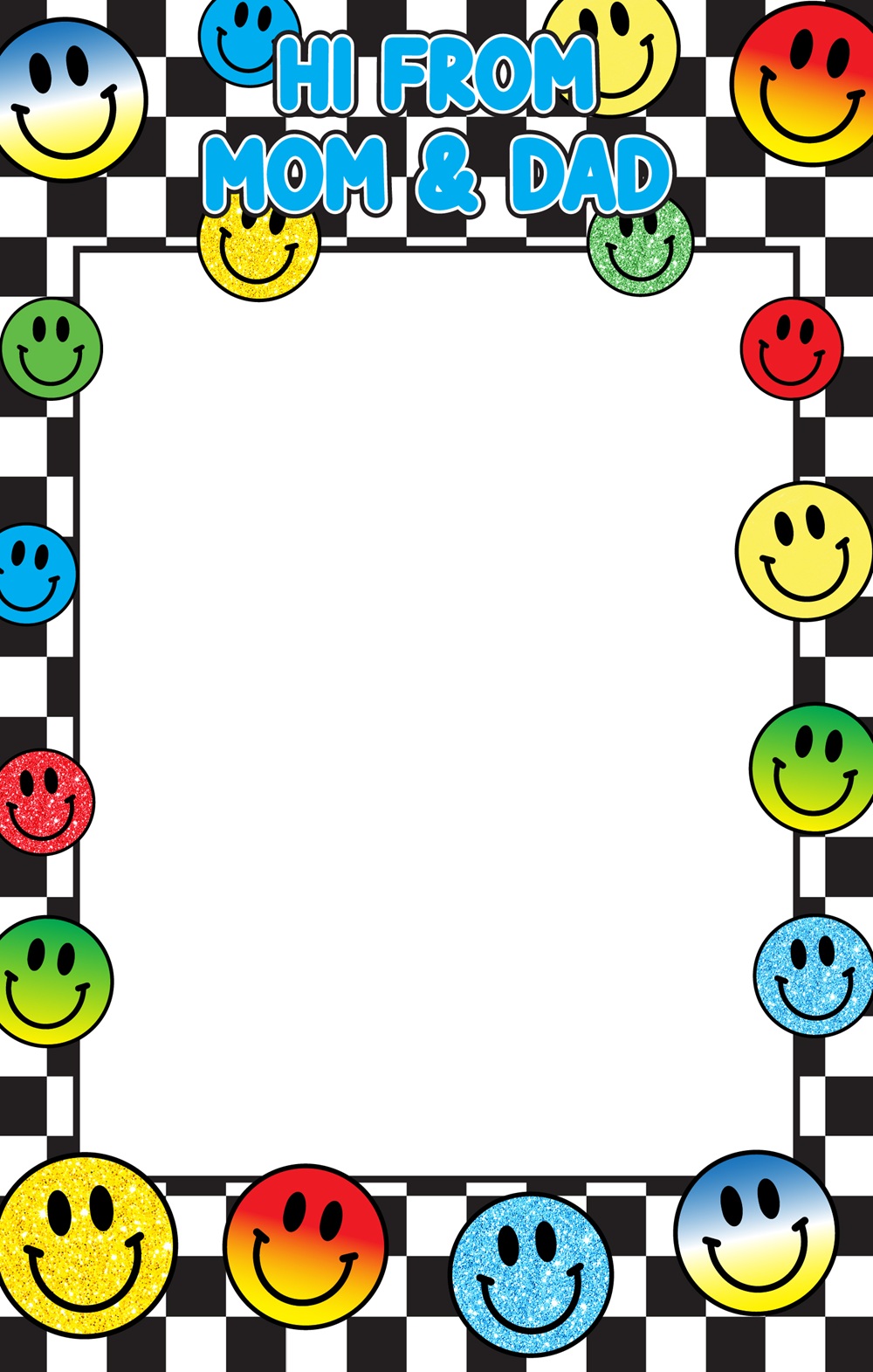 FROM MOM & DAD  NOTEPAD-PRIMARY SMILES