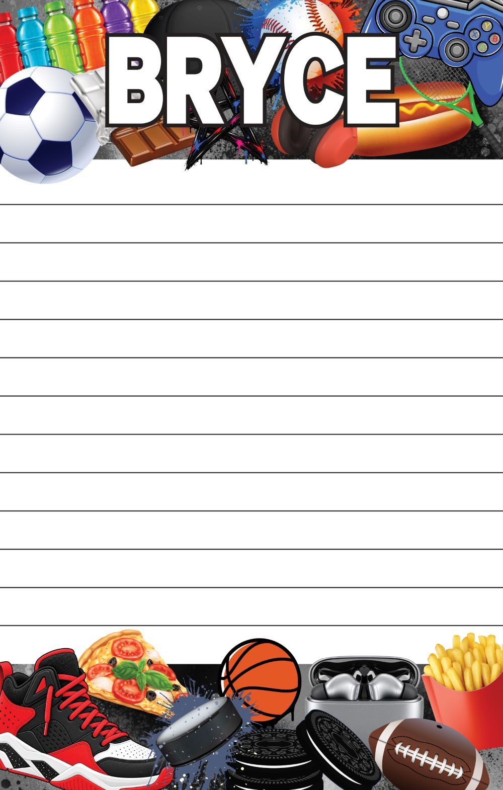 CAMP NOTEPADS-CUSTOM-FUN & COOL