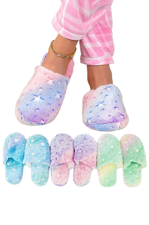 STARS TIE DYE SLIPPERS
