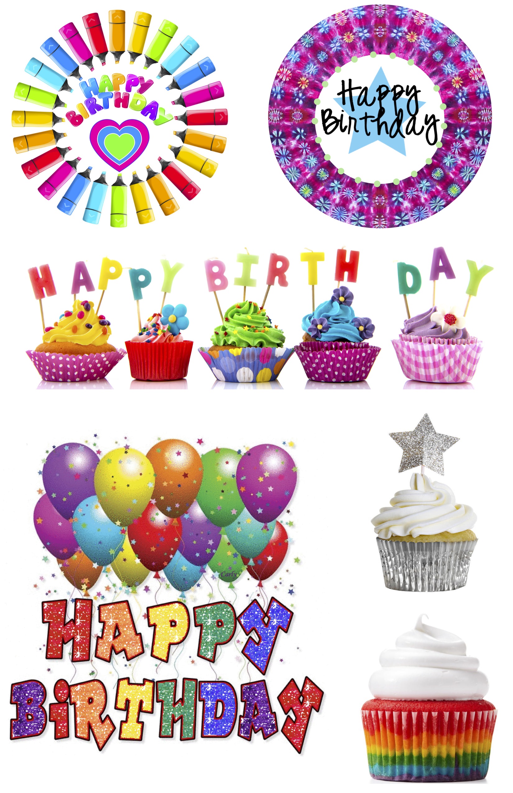 Cling Its 5x8 Happy Birthday