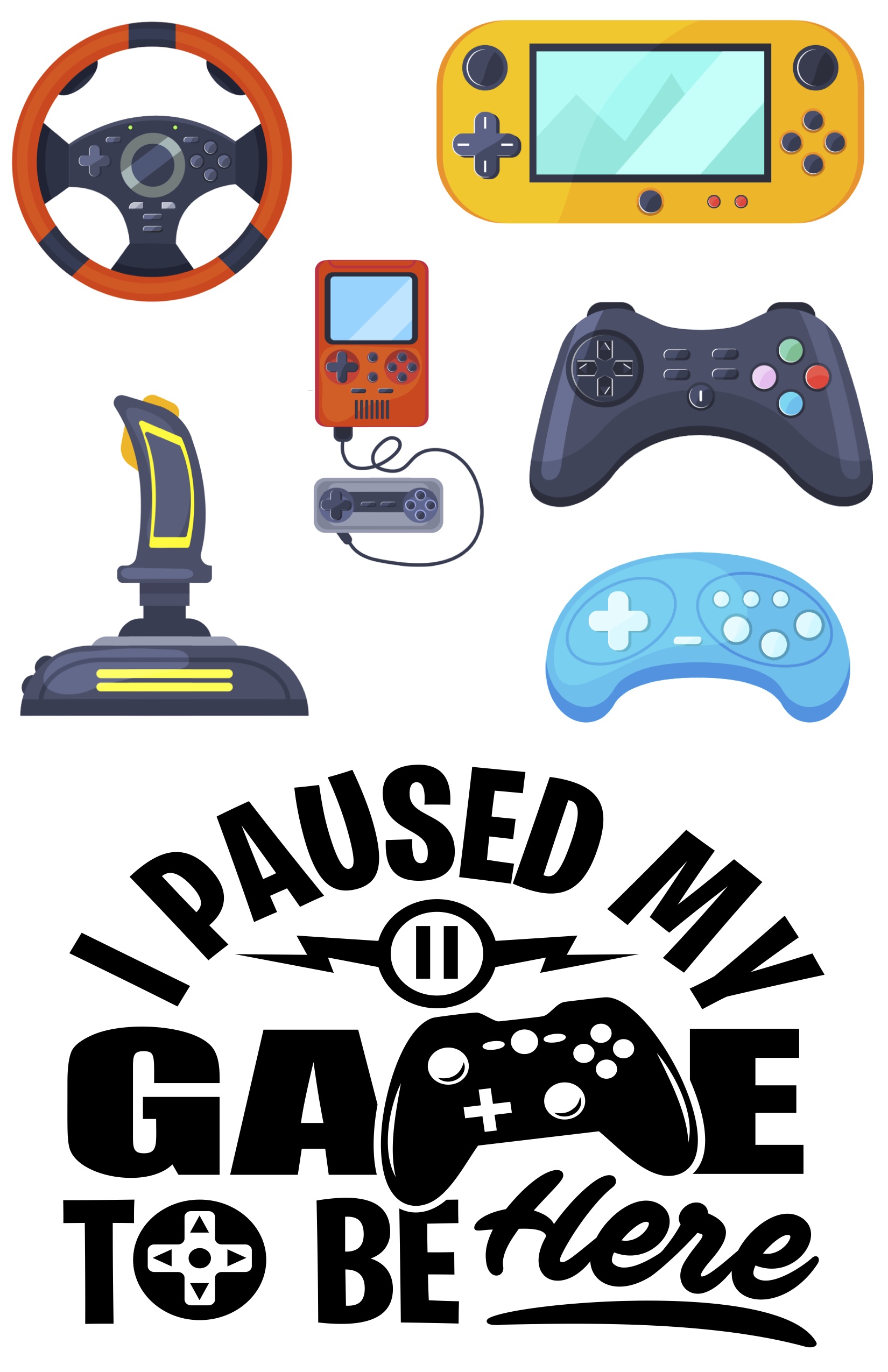 Cling Its 3X5 Pause My Game