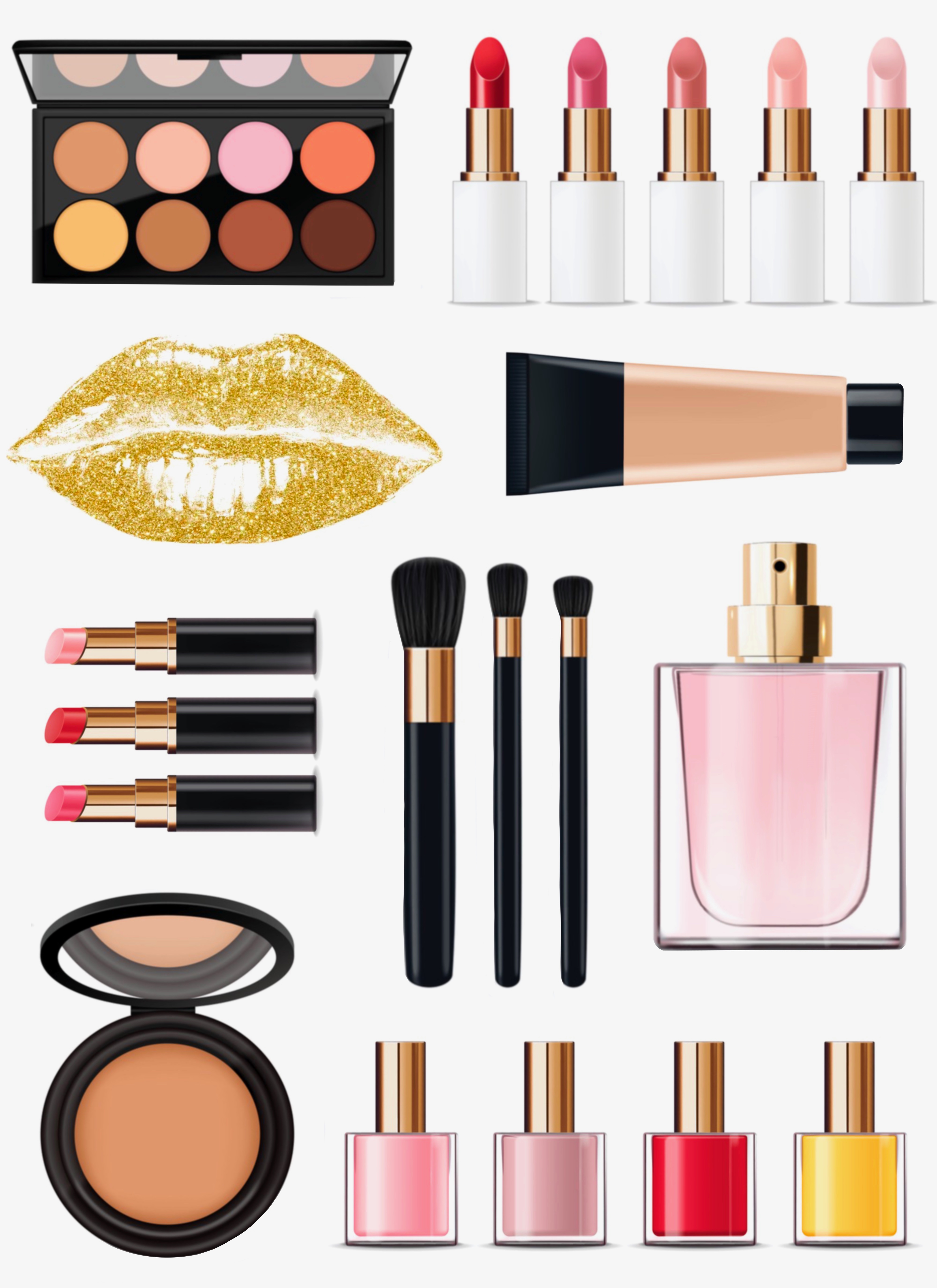 Cling Its 3X5 Gold Make Up