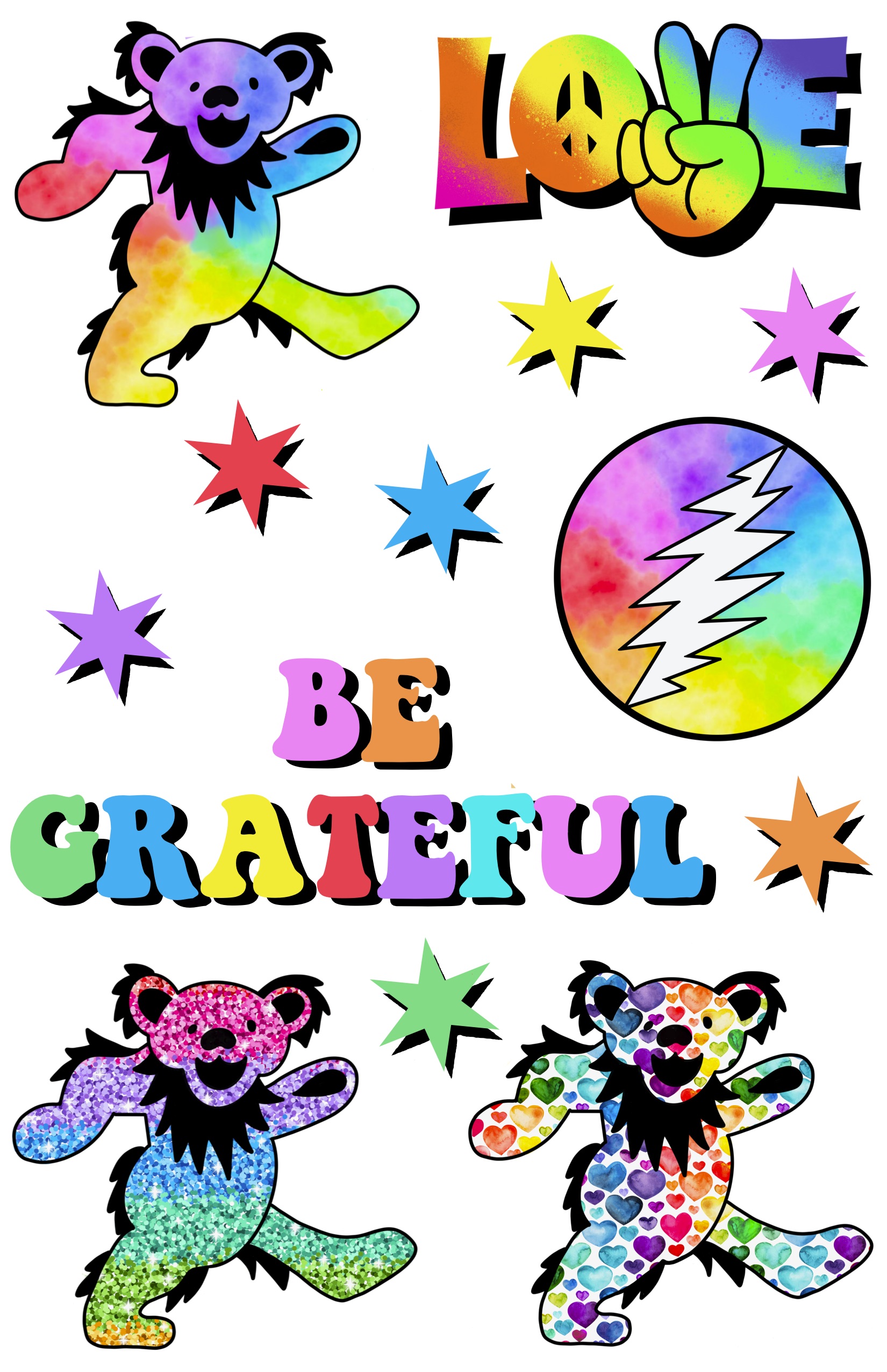 Cling Its 3X5 Be Grateful