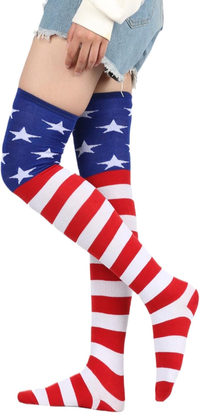 PATRIOTIC HIGH SOCKS