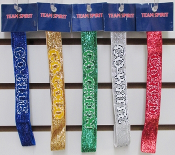Glitter Stiched Go Headbands