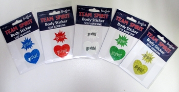 Color War Sparkle Body Stickers