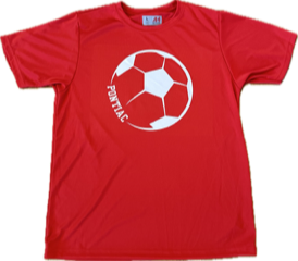 DRI FIT SOCCER BALL TEE (CUSTOM)