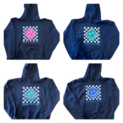 CHECKERBOARD WITH CROOKED SMILE HOODIE (CUSTOM)