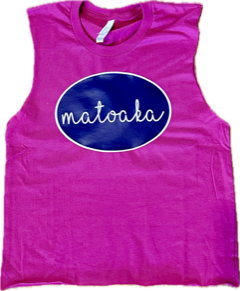 NAME IN OVAL MUSCLE TANK (CUSTOM)