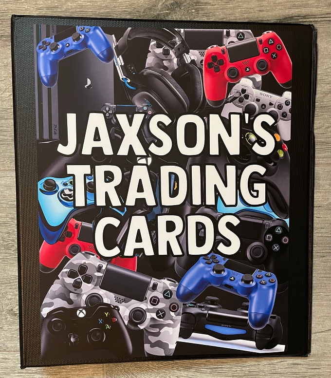 TRADING CARD BOOK CUSTOM
