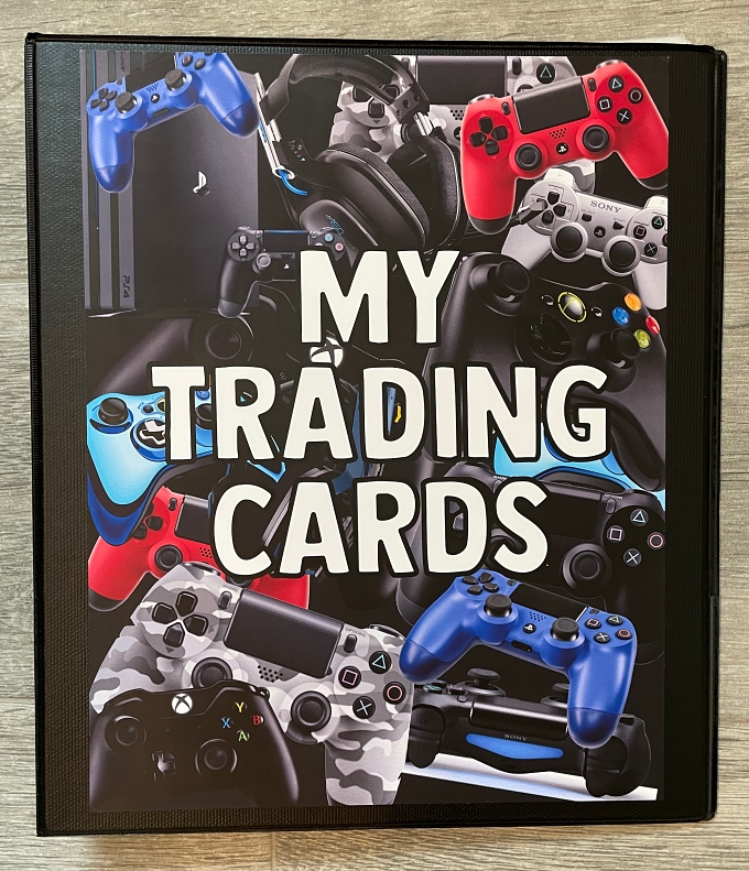 TRADING CARD BOOK-VIDEO GAMES