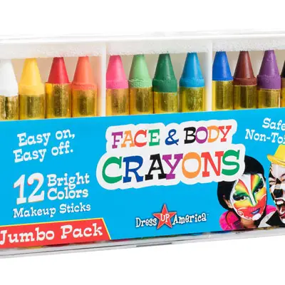 12CT COLOR WAR FACE PAINT