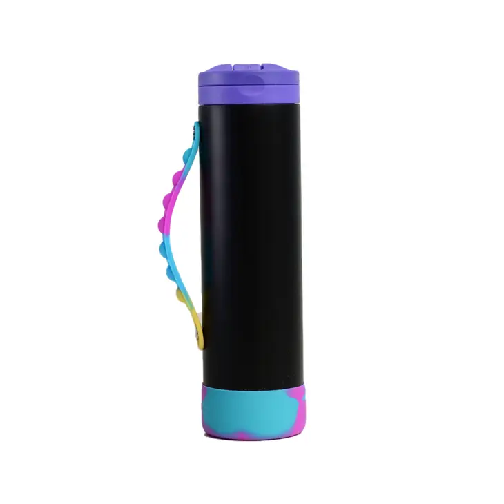20 OZ. ICONC POP BOTTLE-BLACK TIE DYE