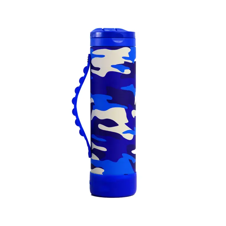 20 OZ. ICONIC POP BOTTLE-BLUE CAMO