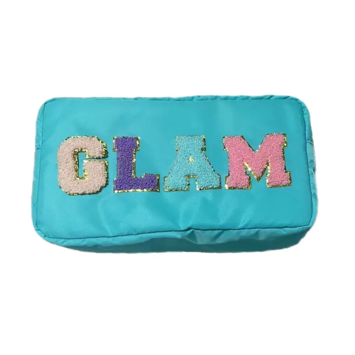 COSMETIC BAG-BLUE GLAM