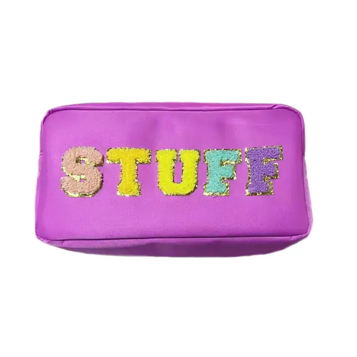 COSMETIC BAG-PURPLE STUFF