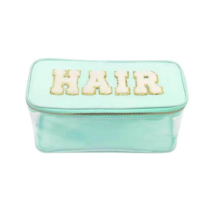 COSMETIC BAG-CLEAR HAIR