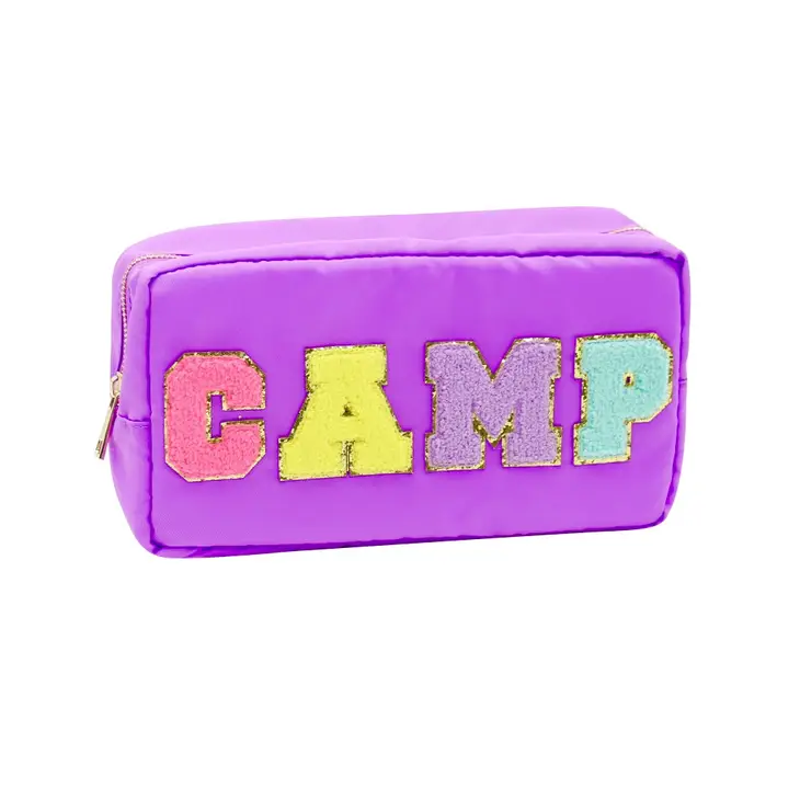 PURPLE CAMP COSMETIC BAG