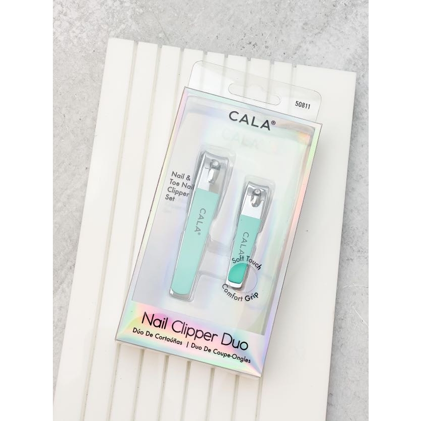 SOFT TOUCH DUO NAIL CLIPPER SET-MINT