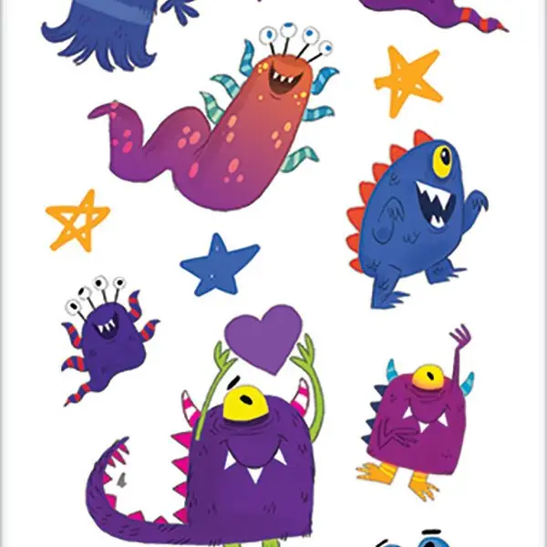 SCRATCH & SNIFF STICKERS-GRAPE MONSTERS