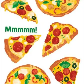 SCRATCH & SNIFF STICKERS-PIZZA PARTY