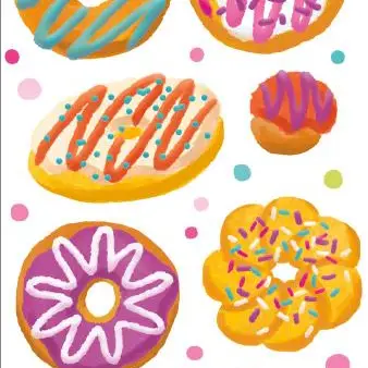 SCRATCH & SNIFF STICKERS-VANILLA DONUTS