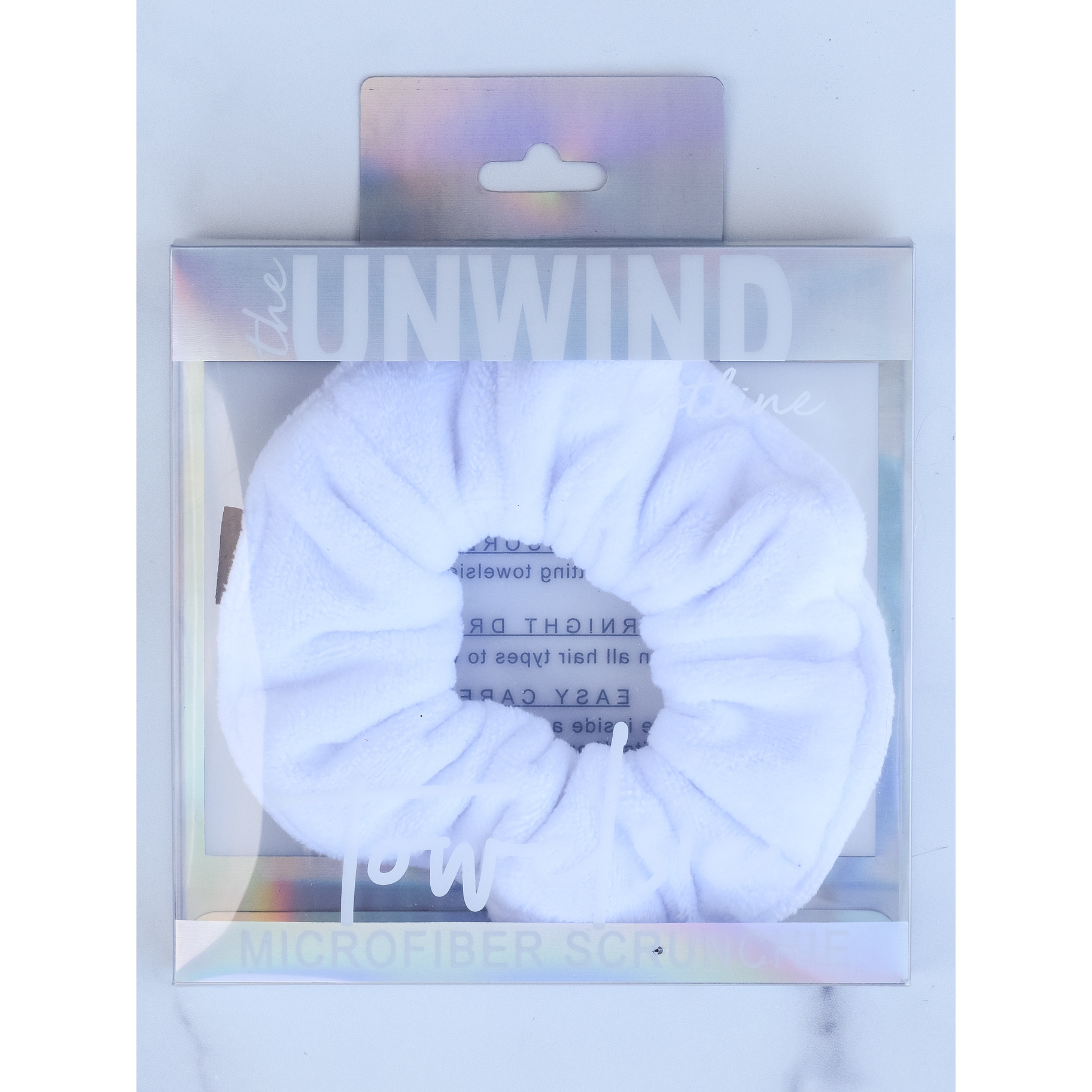TOWELSIE MICROFIBER SCRUNCHIE-WHITE