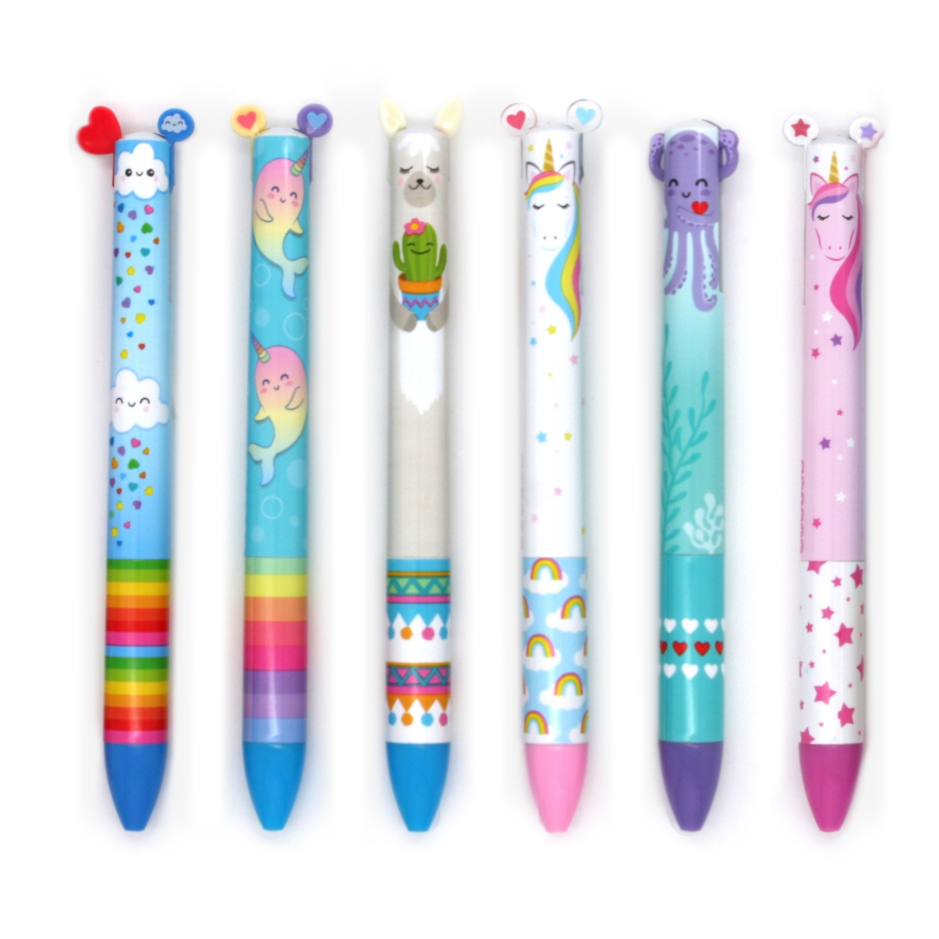 TWICE IS NICE PEN UNICORN & RAINBOWS